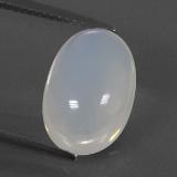 5 carat Yellow White Oval Cabochon Fire Opal 14x9.5mm