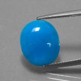 14.5x12mm Oval Cabochon Hemimorphite 13ct