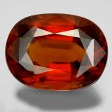 23 ct VS Oval Facet Hessonite Garnet 19.5mm x 14.5mm