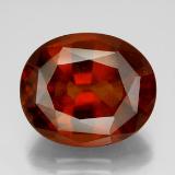 13 ct VS-SI Oval Facet Hessonite Garnet 15.5mmx13mm