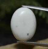 8 carat Greyish White Oval Cabochon Howlite 16mmx12.5mm