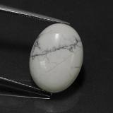 8 ct Opaque Oval Cabochon Howlite 16.5mm x 12mm