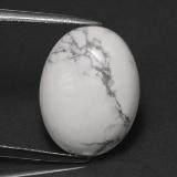 16x12.5 Oval Cabochon Howlite 7ct