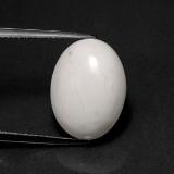 16.5mmx12.5mm Howlite 8ct Oval Cabochon in Greyish White