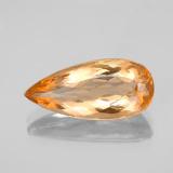 15.5mmx7mm Pear Facet Imperial Topaz 4ct