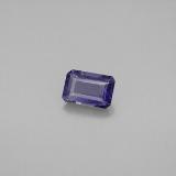 6x4 Iolite 0.5ct Octagon Facet in Violet Blue