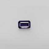 0.4 carat Violet Blue Octagon Facet Iolite 6mm x 4