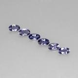 1 ct VS Oval Facet Iolite 5x3mm