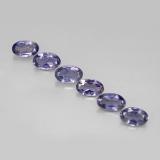 1 ct VS Oval Facet Iolite 5mm x 3