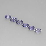 1 ct VS Oval Facet Iolite 5mm x 3mm