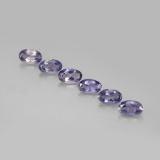 1 carat Violet Blue Oval Facet Iolite 5mm x 3