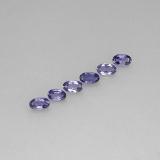 1 ct VS Oval Facet Iolite 5mm x 3