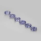 1 carat Violet Blue Oval Facet Iolite 5mmx3mm