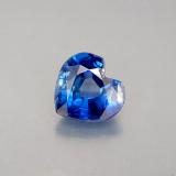 8mm x 7.5 Kyanite 2ct Heart Facet in Blue