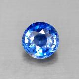 6mm Kyanite 0.9ct Round Facet in Blue