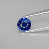 6mm Kyanite 0.9ct Round Facet in Blue