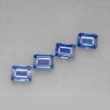 5 carat Blue Octagon Facet Kyanite 7x5mm