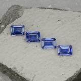 5 carat Blue Octagon Facet Kyanite 7.5mm x 5mm