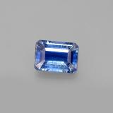 1.5 carat Blue Octagon Facet Kyanite 7mmx5mm