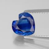 2 carat Blue Heart Facet Kyanite 8mmx8mm