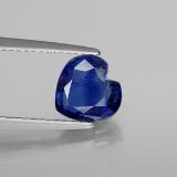 2 carat Blue Heart Facet Kyanite 8x7.5