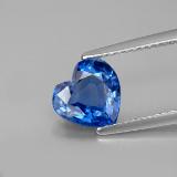 8mm x 7.5mm Kyanite 2ct Heart Facet in Blue