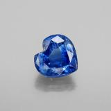 8mm x 7.5 Kyanite 2ct Heart Facet in Blue
