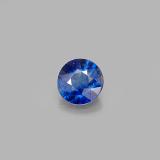 6 mm Kyanite 0.9ct Round Facet in Blue
