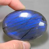 145 ct Opaque Oval Cabochon Labradorite 51mmx36mm