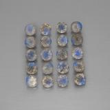 4.5mm Round Facet Labradorite 7ct