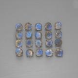 4.5mm Round Facet Labradorite 8ct
