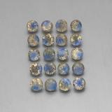 8 carat Multicolor Round Facet Labradorite 5 mm