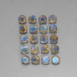4.5mm Round Facet Labradorite 8ct