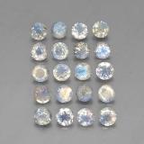 4.5 mm Labradorite 7ct Round Facet in Multicolor
