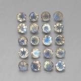 4.5 mm Labradorite 7ct Round Facet in Multicolor