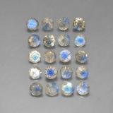 4.5mm Labradorite 8ct Round Facet in Multicolor