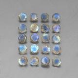 4.5mm Labradorite 8ct Round Facet in Multicolor