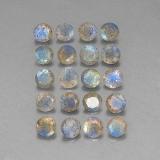 4.5mm Round Facet Labradorite 8ct