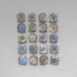 4.5 mm Labradorite 8ct Round Facet in Multicolor