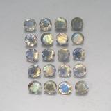 4.5 mm Labradorite 8ct Round Facet in Multicolor