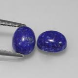 8mm x 6.5 Lapis Lazuli 3ct Oval Cabochon in Royal Blue