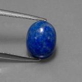 2.5 ct Opaque Oval Cabochon Lapis Lazuli 9x7mm