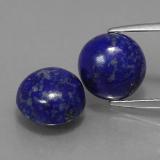 7 ct Opaque Round Cabochon Lapis Lazuli 9mm