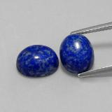 7 ct Opaque Oval Cabochon Lapis Lazuli 10mm x 8mm