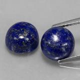 6 ct Opaque Round Cabochon Lapis Lazuli 8 mm