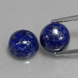 8mm Lapis Lazuli 6ct Round Cabochon in Royal Blue