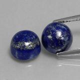 8mm Round Cabochon Lapis Lazuli 6ct