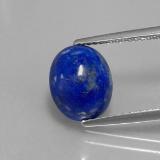 4 ct Opaque Oval Cabochon Lapis Lazuli 10.5mm x 8.5