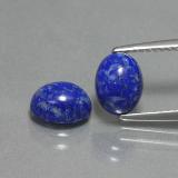 3 ct Opaque Oval Cabochon Lapis Lazuli 8mm x 6mm