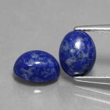 3 ct Opaque Oval Cabochon Lapis Lazuli 8x6mm